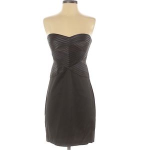 BCBGMaxAzria black corset cocktail dress